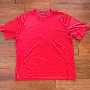 Reebok Men's Vibrant Red Short Sleeve Tee Size 2XL